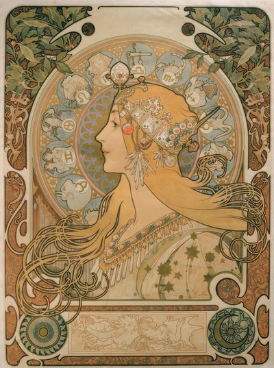 Dierenriem door Alphonse Mucha