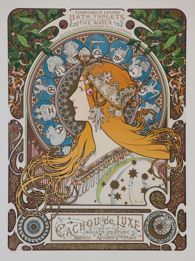 Zodiaque door Alphonse Mucha