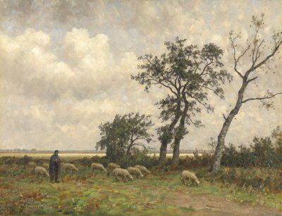 Landschap in Drenthe door Alphonse Stengelin