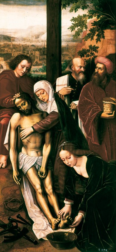 Pietà (detail), ca. 1528 door Ambrosius Benson