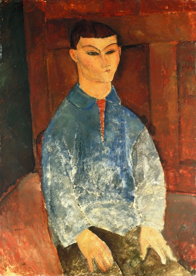 Moise Kisling Zittend, 1916 door Amedeo Modigliani