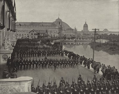 Militaire Parade op Inwijdingsdag door American Photographer