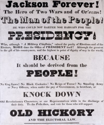 Jackson Forever, presidentiële campagneposter door American School