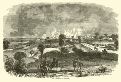 De toegangen tot Vicksburg, mei 1863 door American School