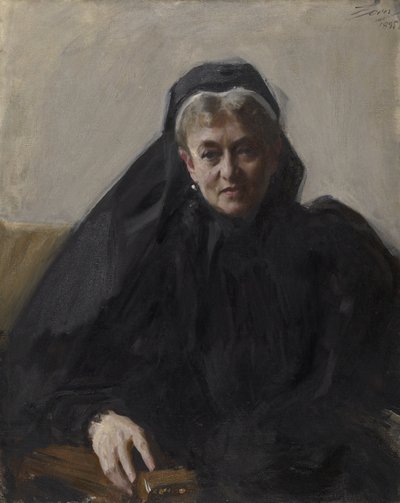 Maria Sheldon Scammon, 1895 door Anders Leonard Zorn