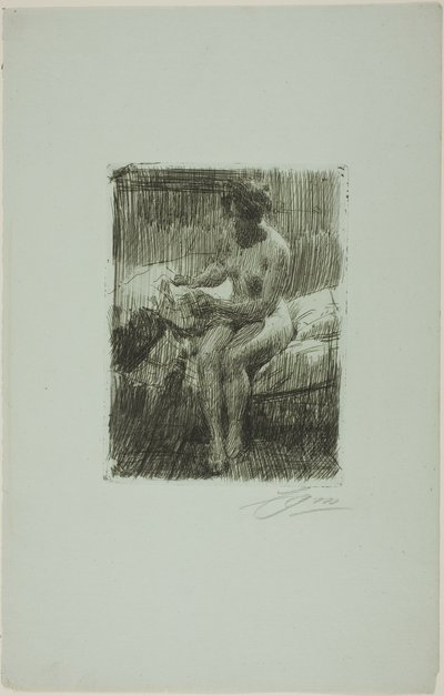 Model lezen door Anders Leonard Zorn