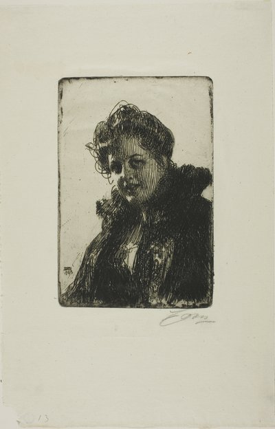 Mevrouw Granberg door Anders Leonard Zorn