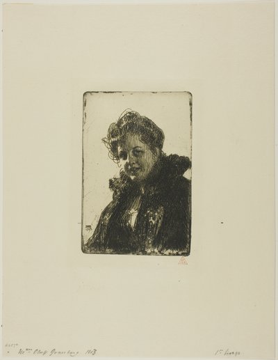 Mevrouw Granberg door Anders Leonard Zorn