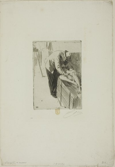 Per Hasselberg door Anders Leonard Zorn