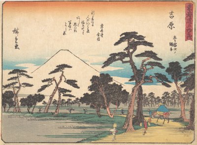 Yoshiwara door Ando Hiroshige