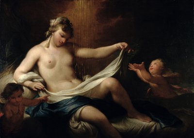 Danae en de Gouden Regen, c.1750 door Andrea Casali