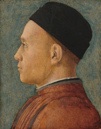 Portret van een Man door Andrea Mantegna