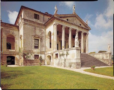 Uitzicht op de gevel, c.1566-67 door Andrea Palladio