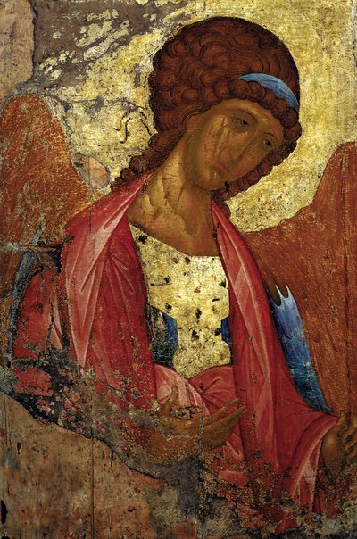 Sint Michaël de Aartsengel, c1410 door Andrei Rublev