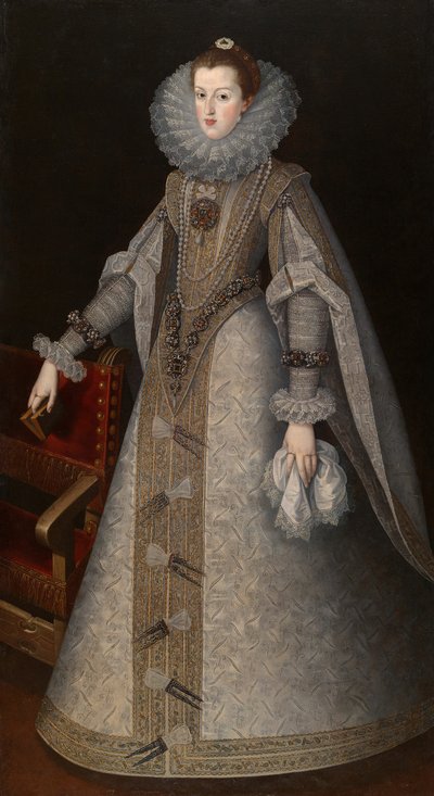 Koningin Margaretha van Spanje, ca. 1610 door Andres Lopez Polanco