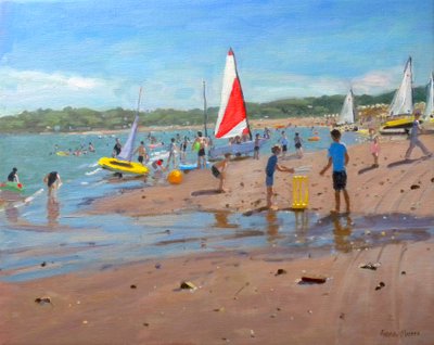 Krekel en Rood-Wit Zeil, Abersoch door Andrew Macara