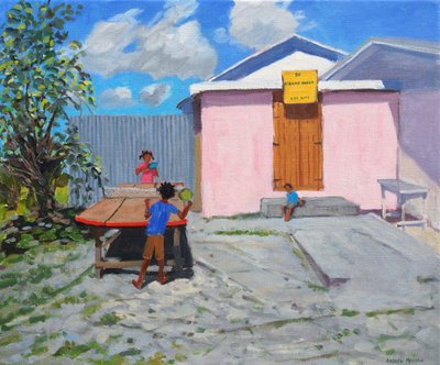 Ping Pong, De African Queen Hideaway, Barbados, 2012 door Andrew Macara