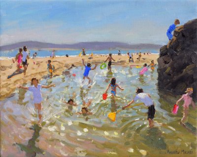 Getijdenpoel, Tenby, 2016 door Andrew Macara