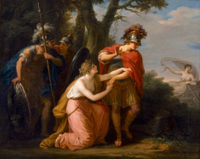 Rinaldo en Armida door Angelica Kauffman