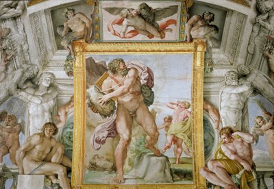 Polyphemus en Acis (Fresco) door Annibale Carracci