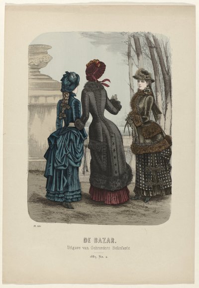 De Bazar, 1883, Nr. 2, Pl. 525 door Anonymous