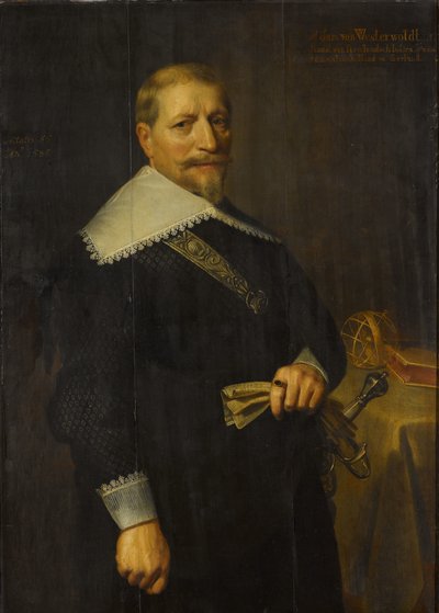 Portret van Adam van Westerwolt (1580-1639) door Anonymous