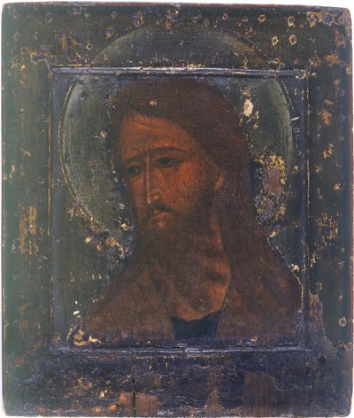 Sint Johannes de Doper door Anonymous Russian icon painter