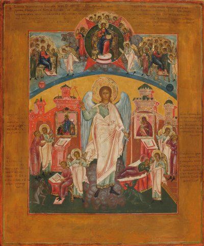 De beschermengel door Anonymous Russian icon painter