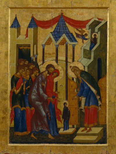 De presentatie in de tempel door Anonymous Russian icon painter