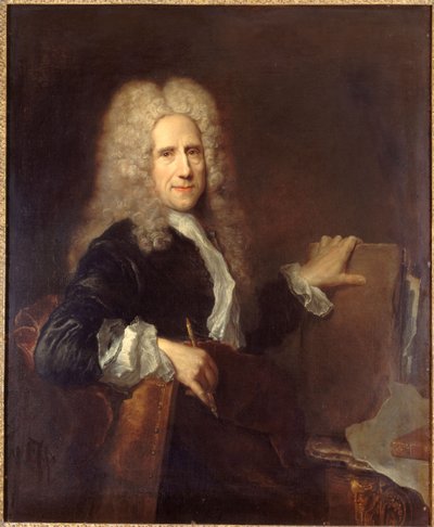 Portret van Jean Mariette door Antoine Pesne