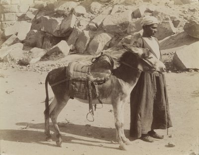 Bourier en Bouriquer, Egypte door Antonio Beato