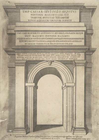 Speculum Romanae Magnificentiae door Antonio Lafreri