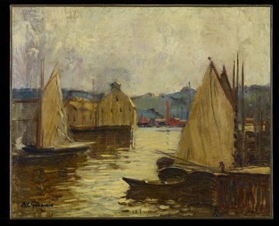 Haven van Gloucester, c.1910 door Arthur Clifton Goodwin