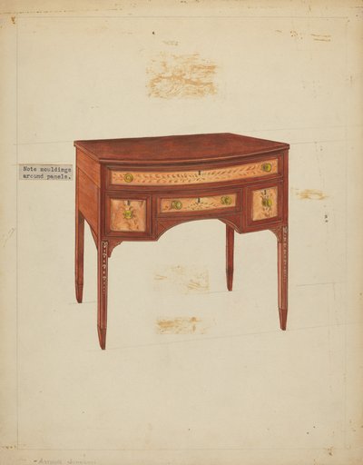 Bureau door Arthur Johnson