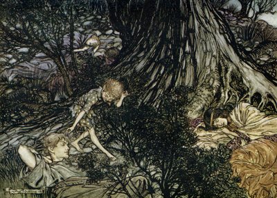 Een Midzomernachtsdroom door Arthur Rackham