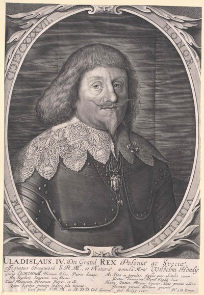 Koning van Polen Vladislav IV Sigismund door Artist Unknown