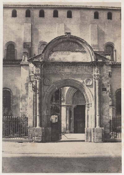 Porte Bachelier, Eglise Saint-Sernin, Toulouse (Haute-Garonne) door Auguste Mestral