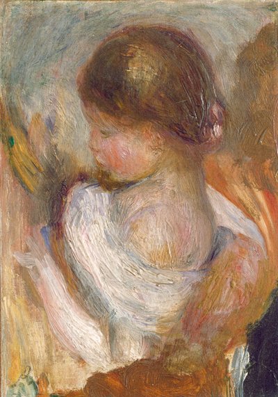 Jong meisje leest door Auguste Renoir