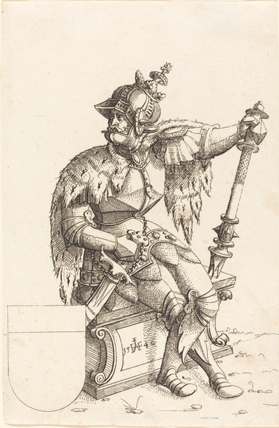 Keizer Karel V, 1546 door Augustin Hirschvogel