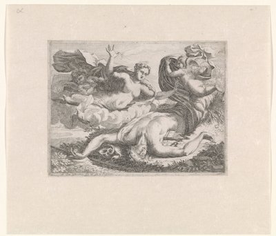 Venus treurt bij de dode Adonis door Augustinus Terwesten (I)