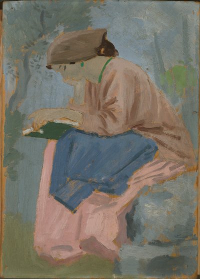 Een Vrouw Leest - Provençaalse Studie door Augustus John