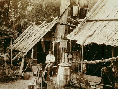 Australische goudzoeker, ca. 1880s door Australian School