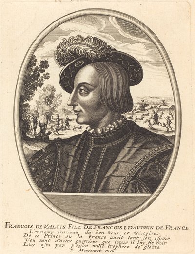 François de Valois door Balthasar Moncornet