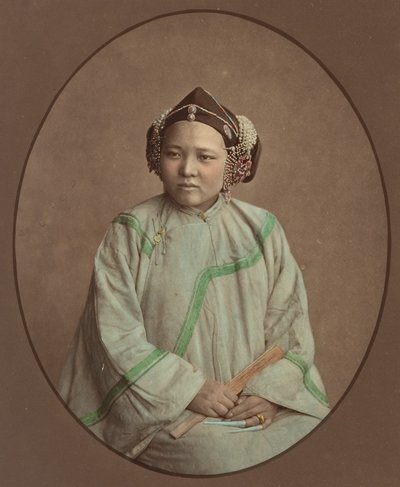 Fille de Lanxchow, 1870s door Baron Raimund von Stillfried