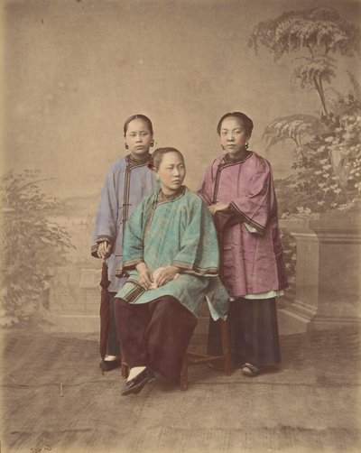 Meisjes uit Shanghai, 1870s door Baron Raimund von Stillfried