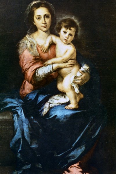 Onze Lieve Vrouw met het Kind, ca. 1638-1682 door Bartolomé Esteban Murillo