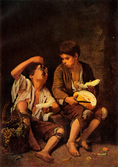 De Meloeneters, ca. 1650, 1946 door Bartolomé Esteban Murillo