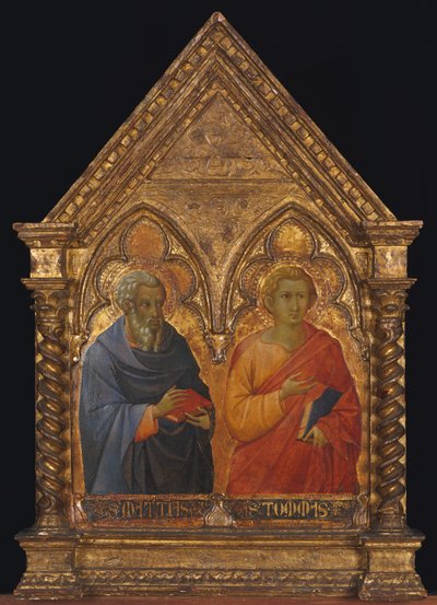 Heiligen Matthias en Thomas, ca. 1350 door Bartolommeo Bulgarini