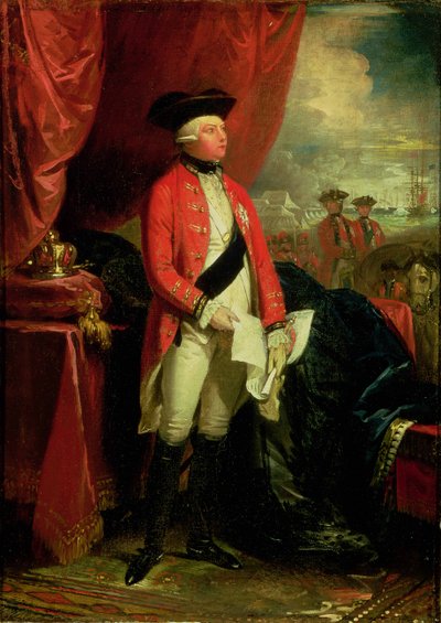 Koning George III (1738-1820) door Benjamin West