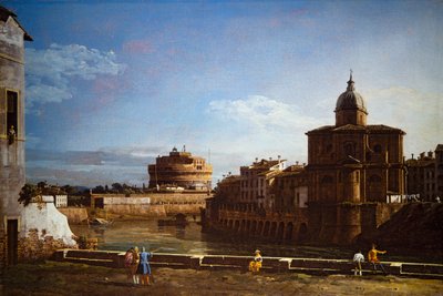 Twee Zichten op Rome door Bernardo Bellotto